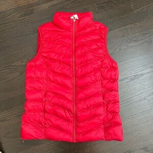 32 Degrees Red Puffer Vest